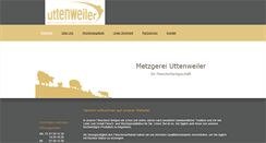 Desktop Screenshot of metzgerei-uttenweiler.de
